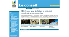 Desktop Screenshot of conseil.gdle.net